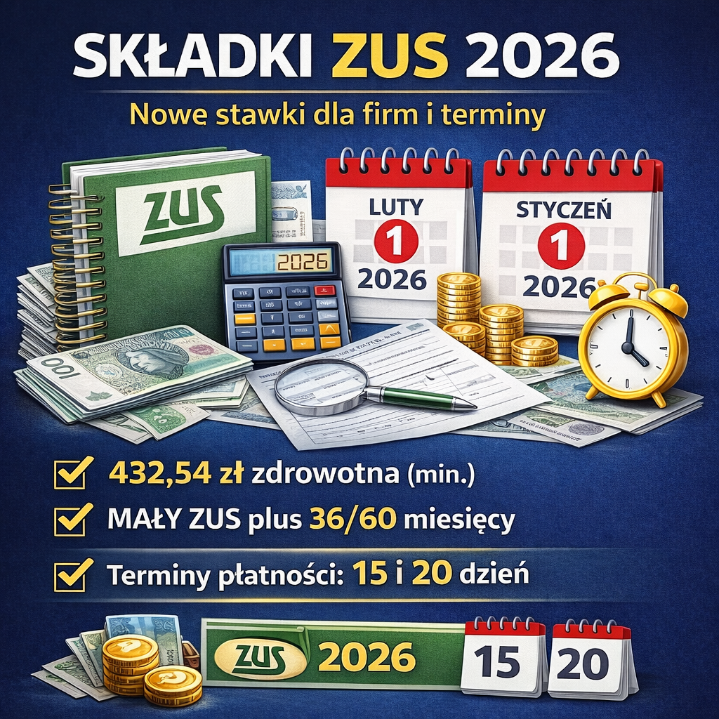 Składki ZUS 2026